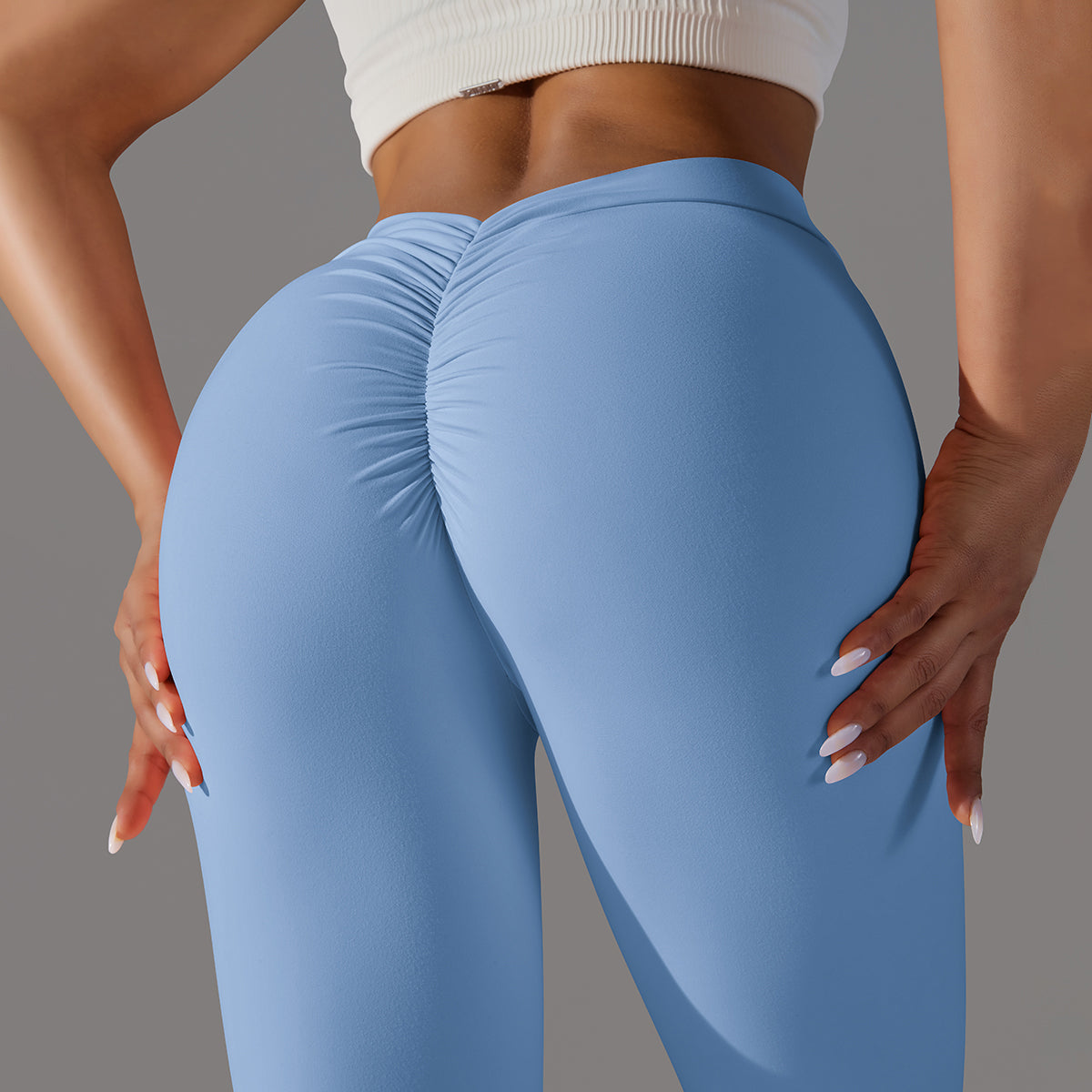 Emma | Legging Extra Scrunch - SkyBlue