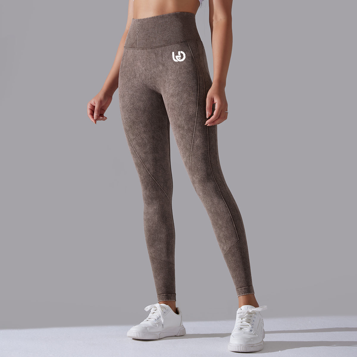 Jane | Patrones Legging Scrunch - Marrón