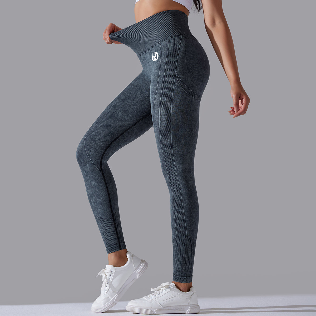 Jane | Patrones De Legging Scrunch - Negro