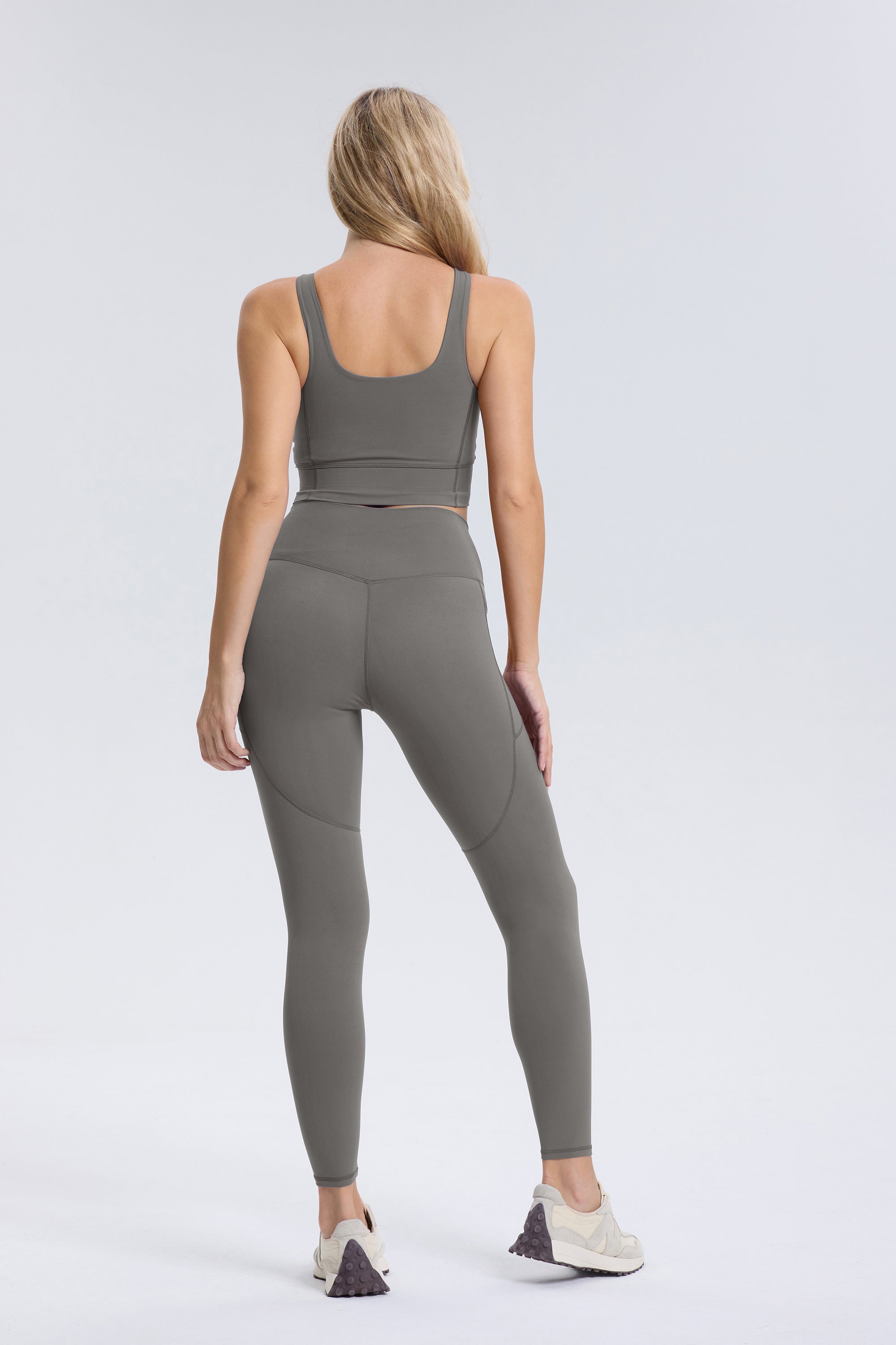 Palmer | Leggings con bolsillos - Gris