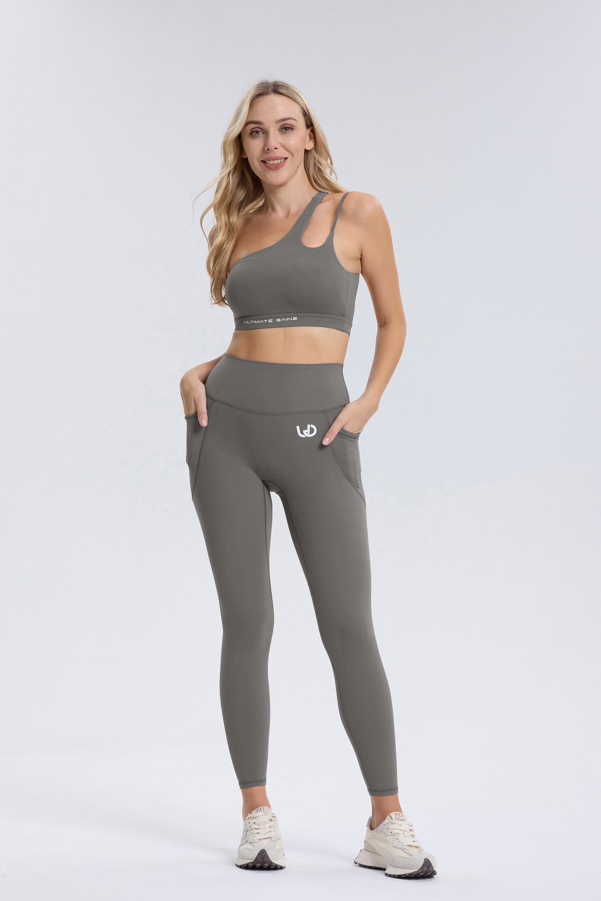 Palmer | Leggings con bolsillos - Gris