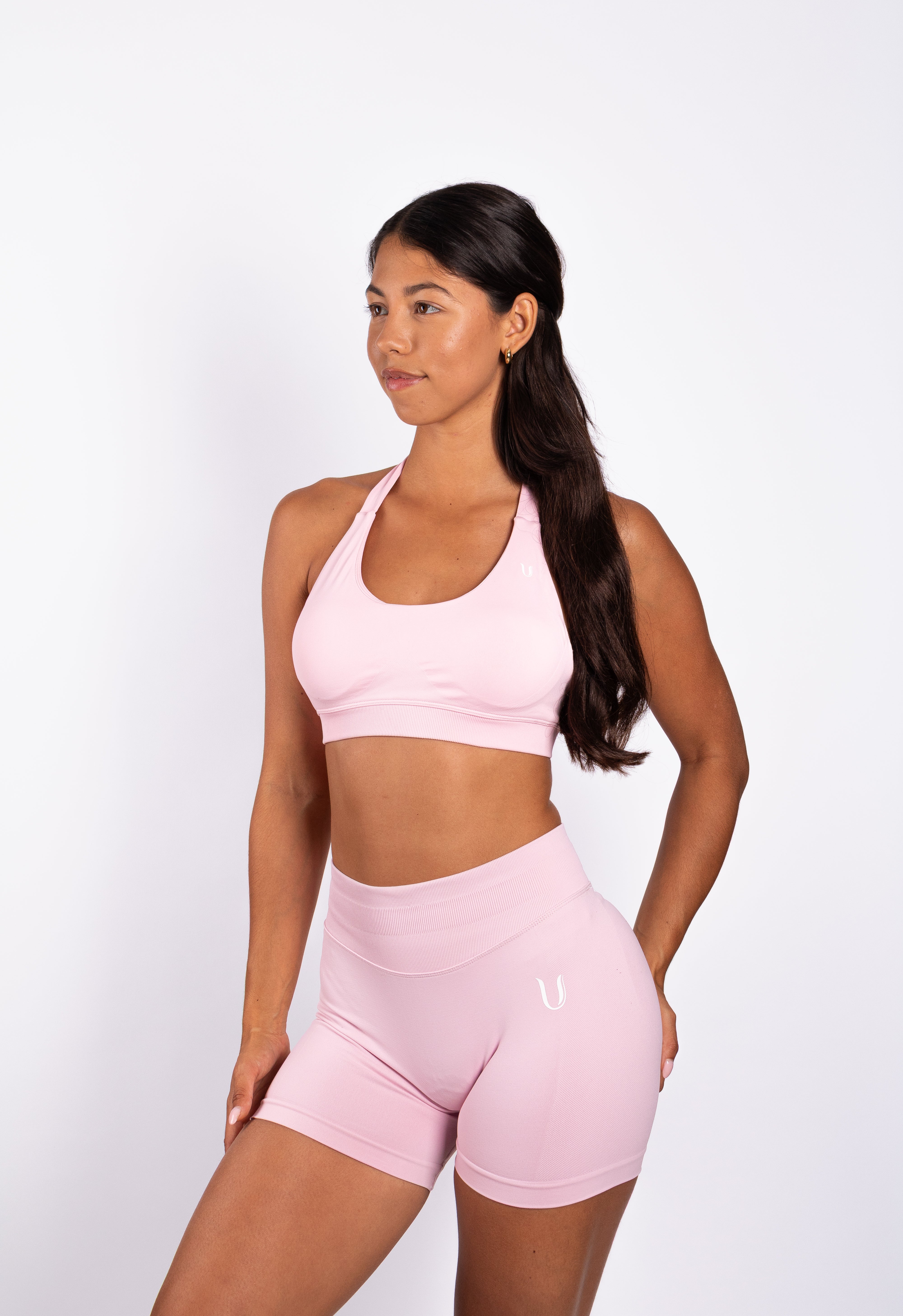 Beau | Premium High Performance Scunch Short - Roze