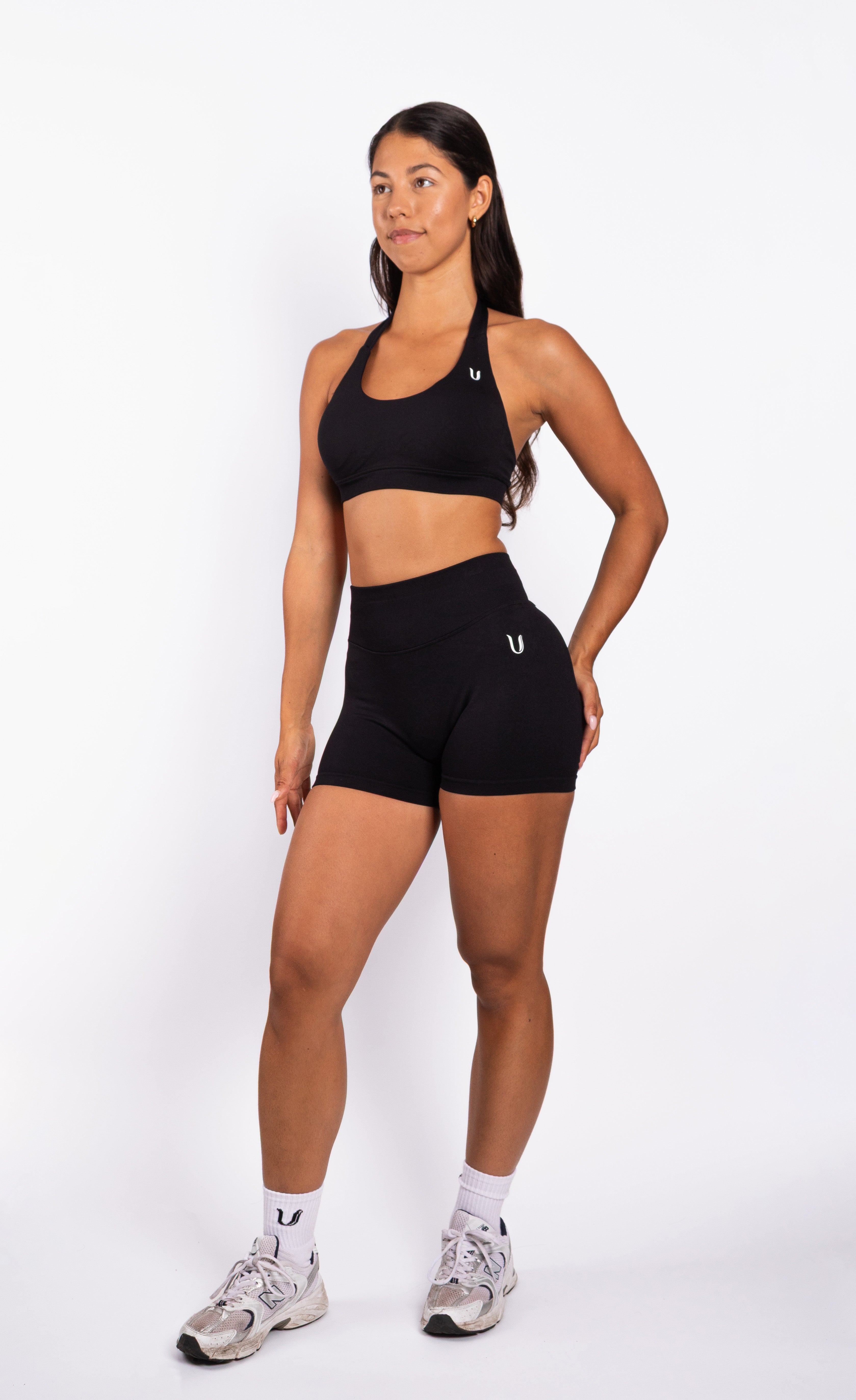 Beau | Halter Support Bra - Zwart