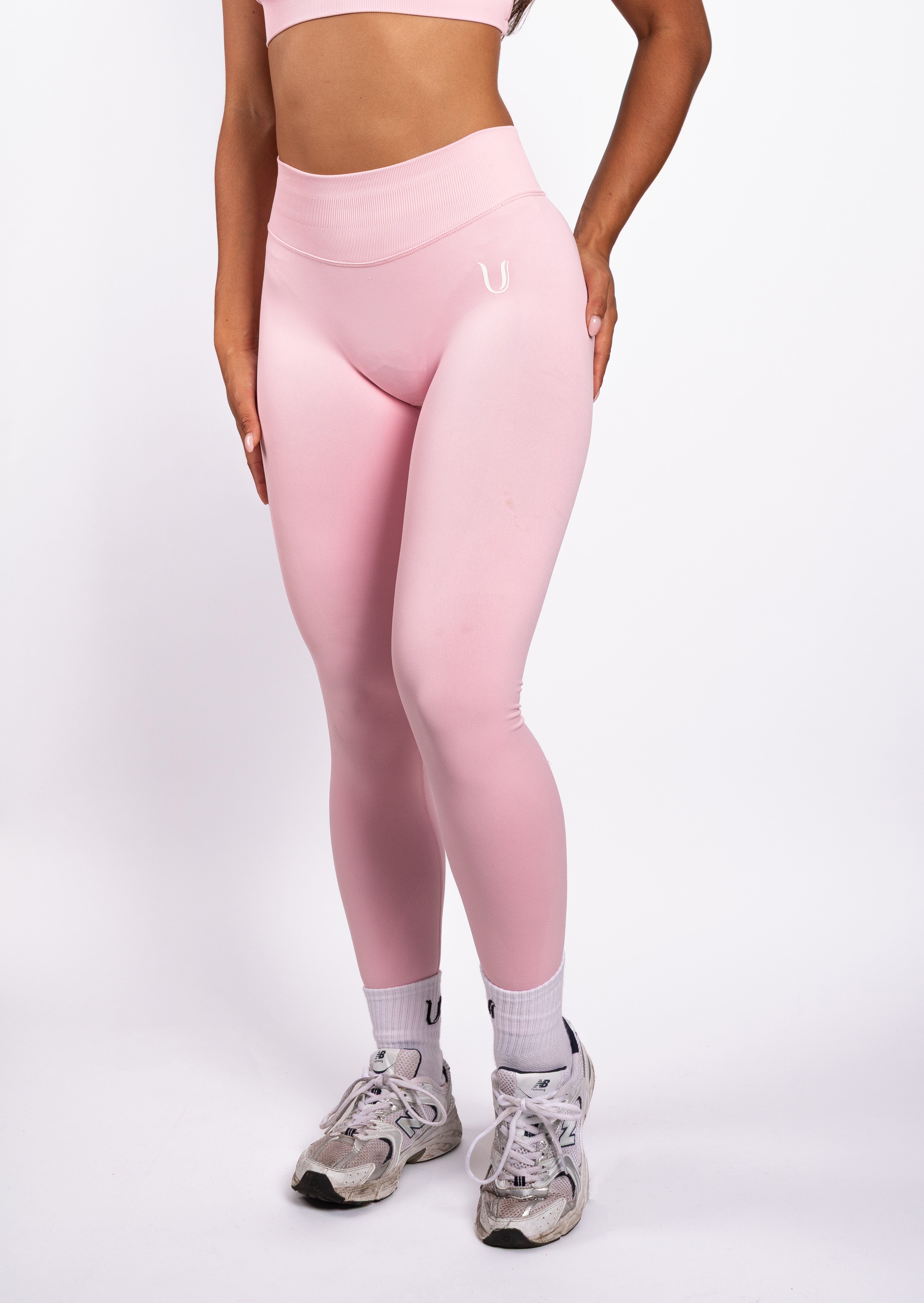Beau | Premium High Performance Scunch Legging - Roze