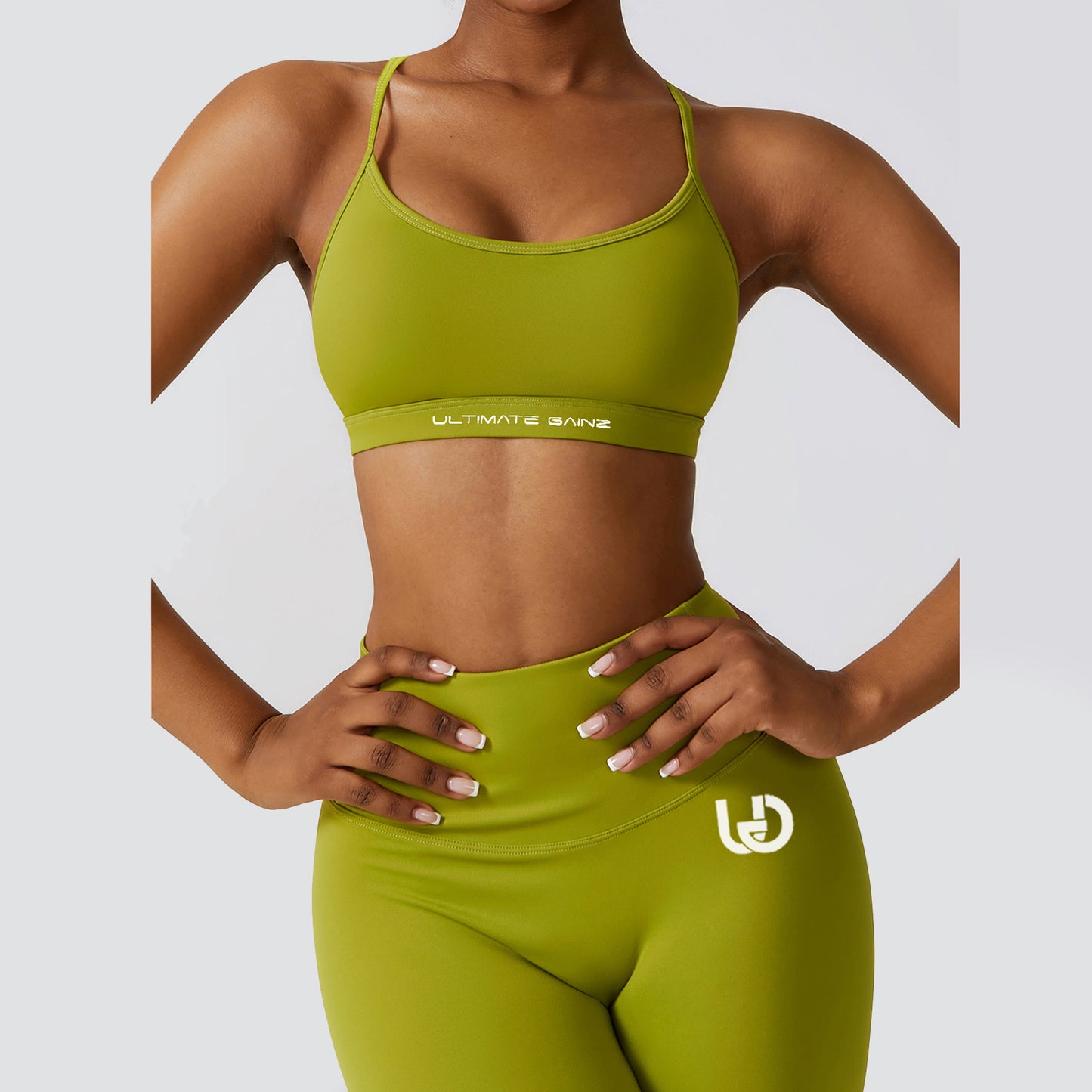 Hailey Set | Seamless Top Legging - Matcha