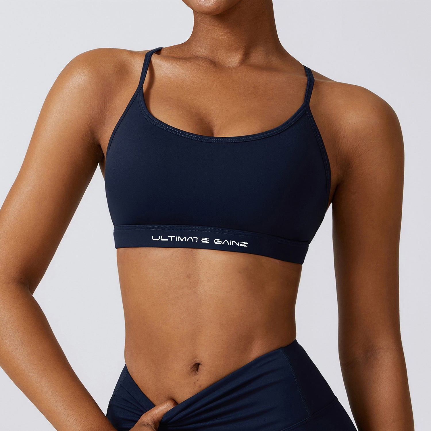 Hailey Set | Seamless Top Legging - NavyBlue