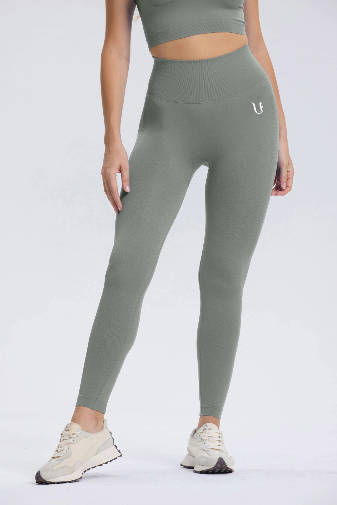 Leonie | Premium Scrunch Legging - Grijs