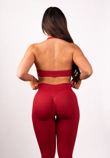 Beau | Halter Support Bra - Rood