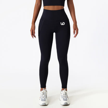 Palmer | Legging Met Zakken Zwart - Ultimate Gainz